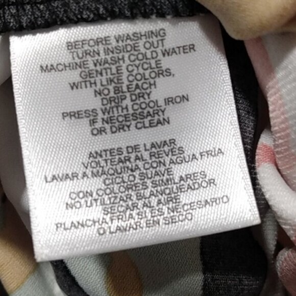 Anne Klein Coral Multi Color Flutter Sleeve Tropical Flower Dress - Picture 11 of 16